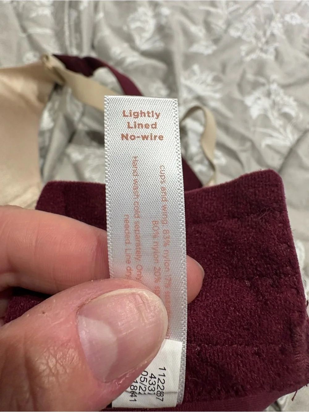 Cacique nude red wireless invisible back smoother bra 42DDD 2pcs